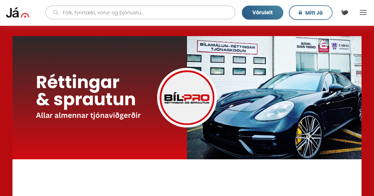 Bíl - Pro ehf - Já.is