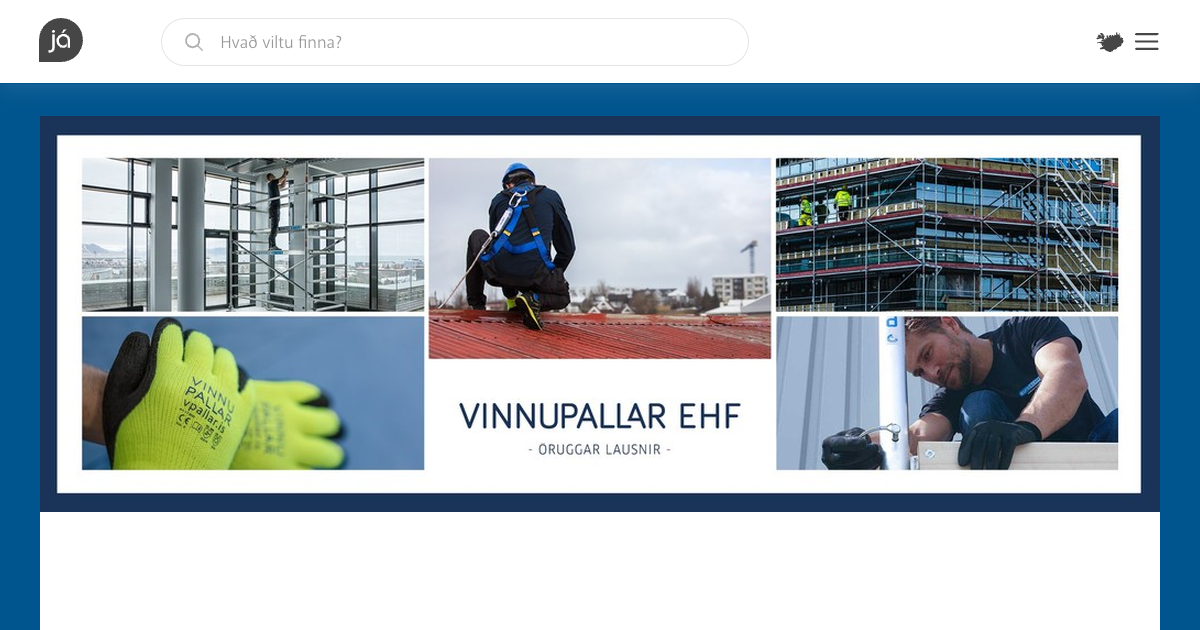 Vinnupallar ehf Já.is