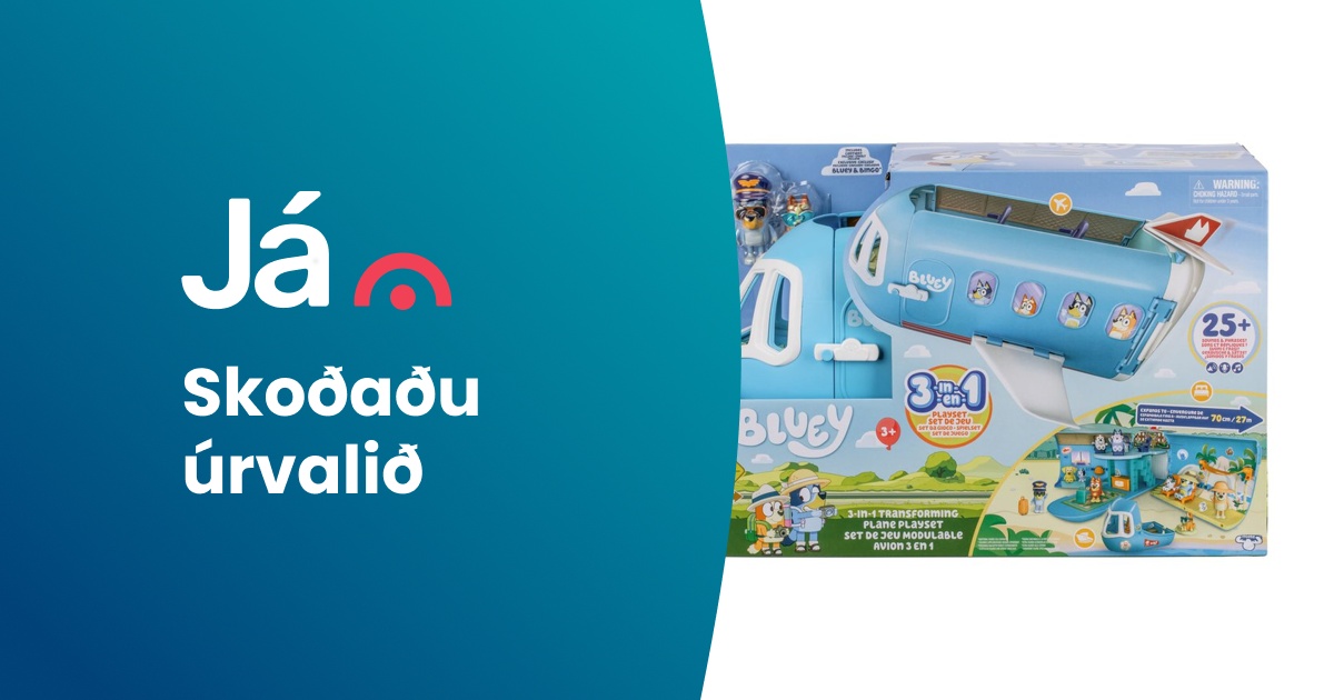 Bluey - Bluey's Escape Convertible Plane (90261) - Vöruleit Já.is