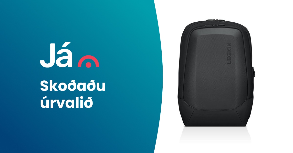 Lenovo Legion Armored Bakpoki fyrir tölvur með allt að 17,3