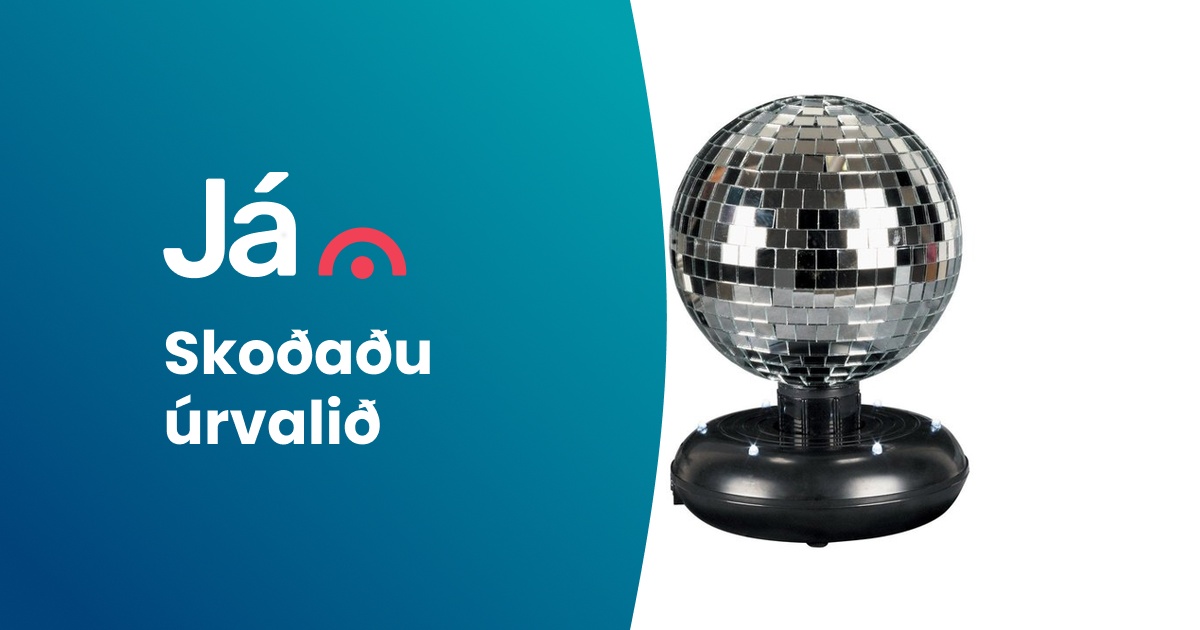 MUSIC Spegla Disco Kúla Ø15cm - Vöruleit Já.is
