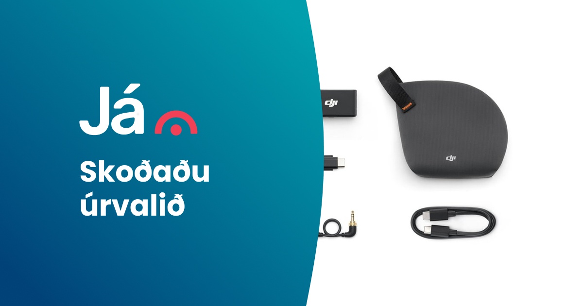 DJI - Mic 3 Móttakari – Þráðlaus Ljóðnemi með OLED Skjá - Vöruleit Já.is