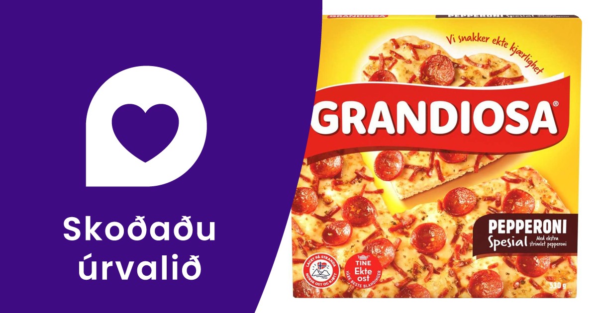 Grandiosa Pepperoni Pizza 500 G - Vöruleit Já.is