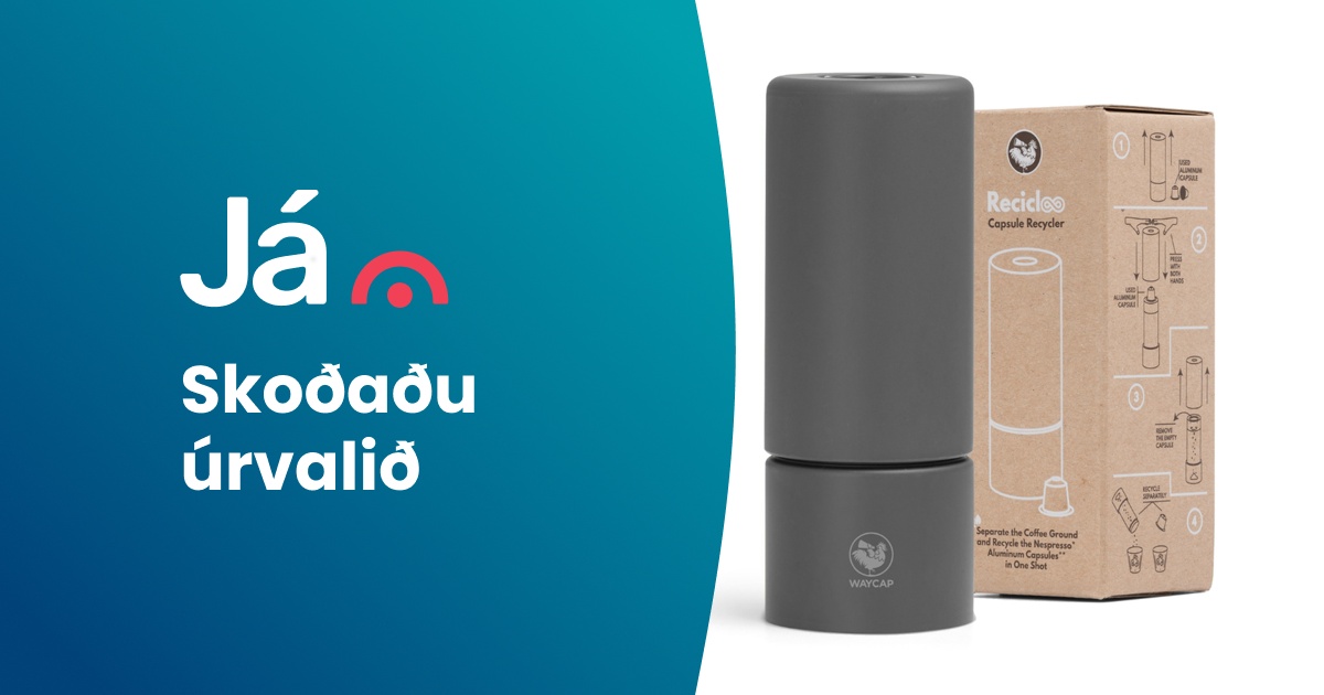 Recicloo - endurvinnslugaur fyrir notuð Nespresso hylki - Vöruleit Já.is