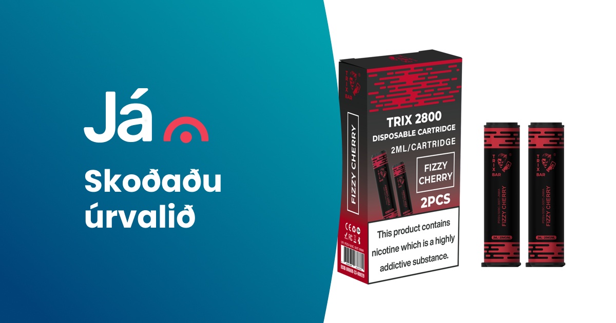 TRIX BAR MAX 2800 2xCARTRIDGES - Vöruleit Já.is